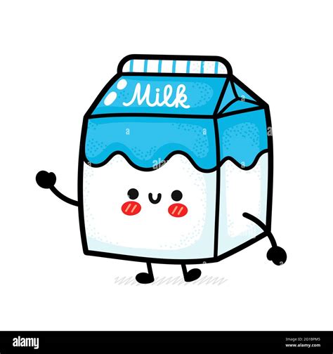 Cute Cartoon Milk Carton