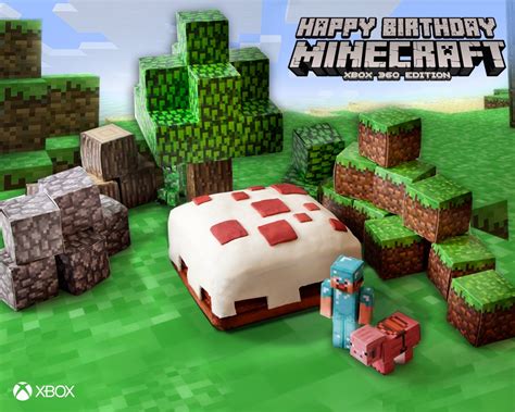 Minecraft Xbox 360 Edition Celebrating 2nd Birthday This