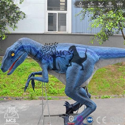 Walking Dinosaur Suit Raptor Blue Costume Dcrp700 Dinosaur Blue Costumes Costumes