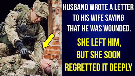 Husband Told His Wife He Was Wounded And Needed Special Care She Left