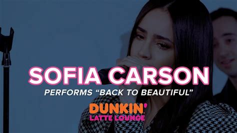 Back to beautiful sofia carson ft alan walker speedpaint. Sofia Carson Performs 'Back To Beautiful' Live | Dunkin ...