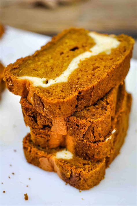 Easy Pumpkin Cream Cheese Bread Moist And Low In Sugar