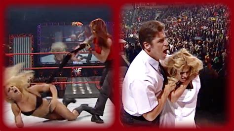 Trish Stratus Vs Lita Street Fight RAW IS WAR July YouTube