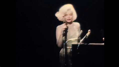 Marilyn Monroe Singing Happy Birthday To Jfk Video Abraham Cunningham