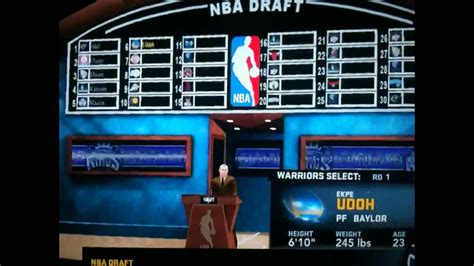 Nba 2k1112 How To Get Drafted Early With My Player Hd Youtube