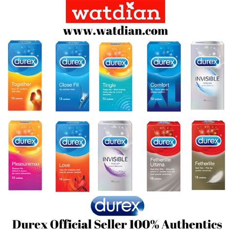 Durex Malaysia 100 Authentics Condoms 12s 10s Shopee Malaysia
