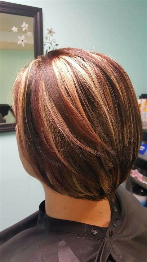Want to lighten your hair from brown to blonde? Red and blonde highlights | Hair by Mollie in 2019 ...