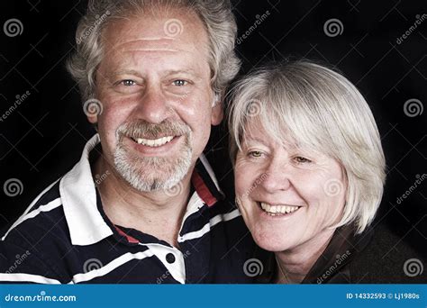 Happy Middle Aged Couple Stock Image Image Of Black 14332593