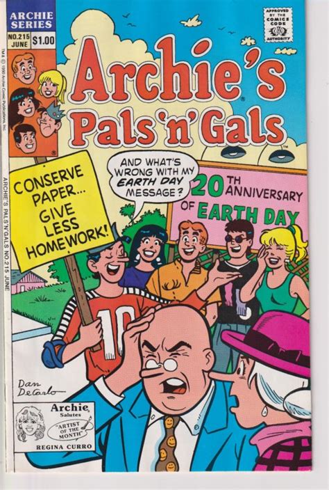 Archie Comic Series Archies Pals N Gals Issue 215 Comic Books