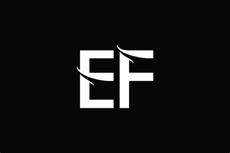 Ef Monogram Logo Design By Vectorseller Thehungryjpeg