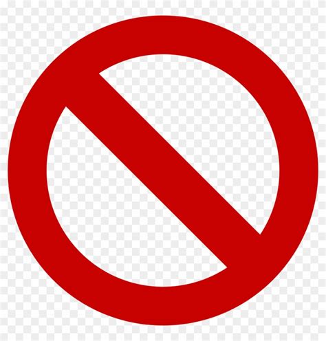 Prohibited Items Not Allowed Free Transparent Png Clipart Images