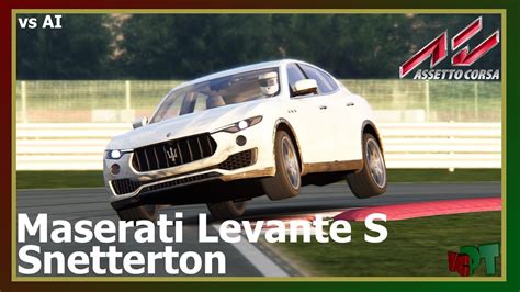 Assetto Corsa Maserati Levante S Snetterton YouTube