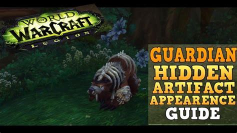 It's intended for players who want to. How to get the Guardian Druid Hidden Artifact Skin - WoW Legion - YouTube