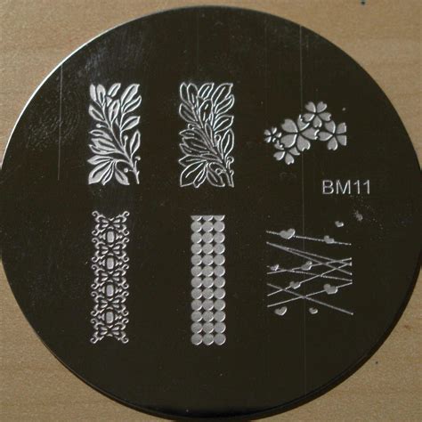 Bundle Monster Bm11 Bundle Monster Stamping Plates Nail Art