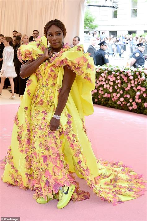 Met Gala 2019 Serena Williams Parades Her Pins In Amazing Thigh High