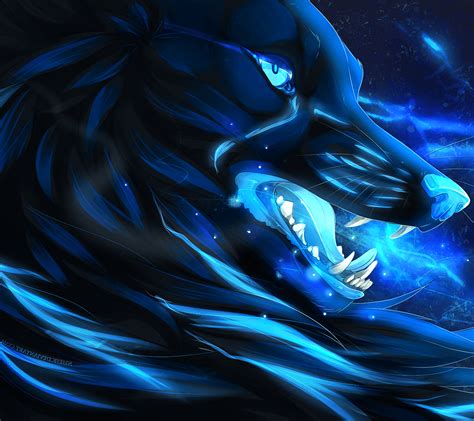 Blue Wolf Wallpaper Neon Neon Wolf Wallpaper 54 Images We Hope