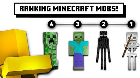 Ranking Every Minecraft Mob Tier List Youtube