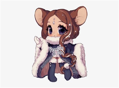Deer Chibi Mice Kawaii Kawaii Cute Reindeer Design 400x542 Png