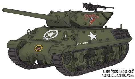 M10 Wolverine Tank Destroyer By Johnnyharadrim On Deviantart