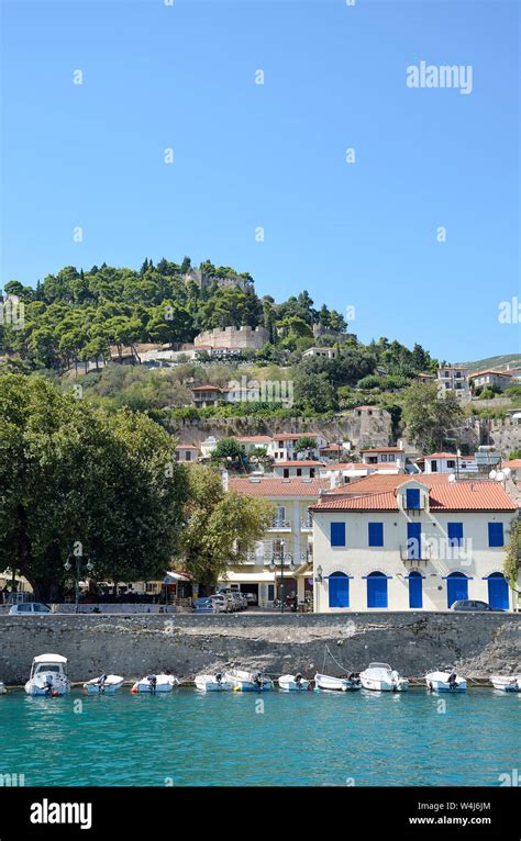 View Of Nafpaktos From The Port Stock Photo Alamy