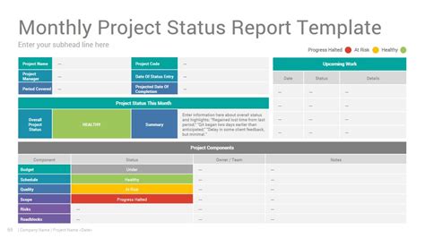 Project Update Powerpoint Template