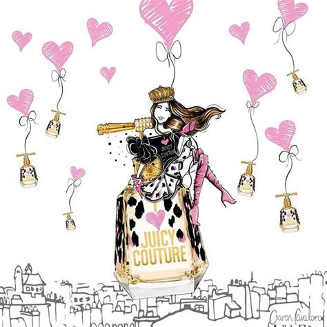 Aaron Favaloro Illustration For The New I Love Juicy Couture Fragrance