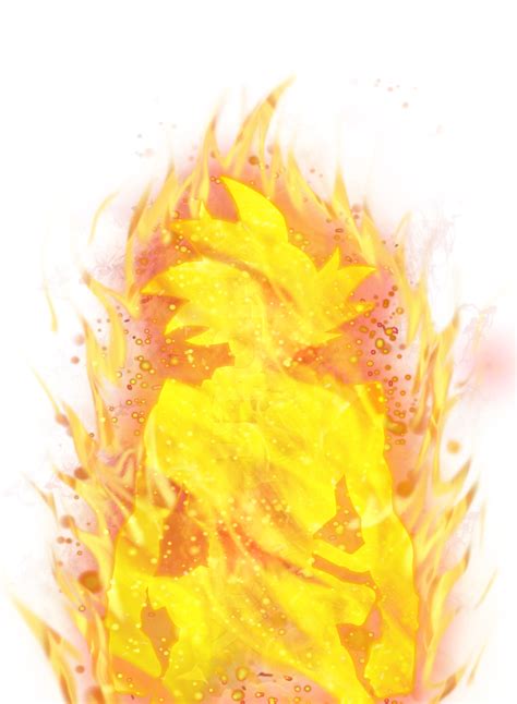 Super Saiyan Fire Png Png Image Collection