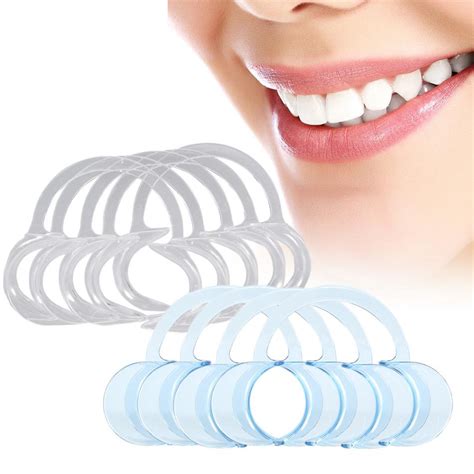 10pcsset Disposable Teeth Mouth Opener Cheek Dental Clear Retractor C