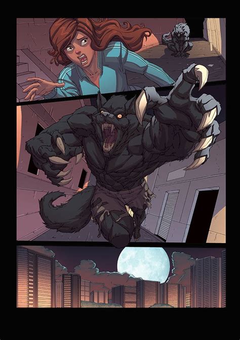 Night Wolf Comic Book Issue 1 Page 24 Colors By Ram Horn On Deviantart