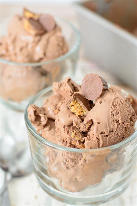No Churn Chocolate Peanut Butter Cup Ice Cream Almost Supermom