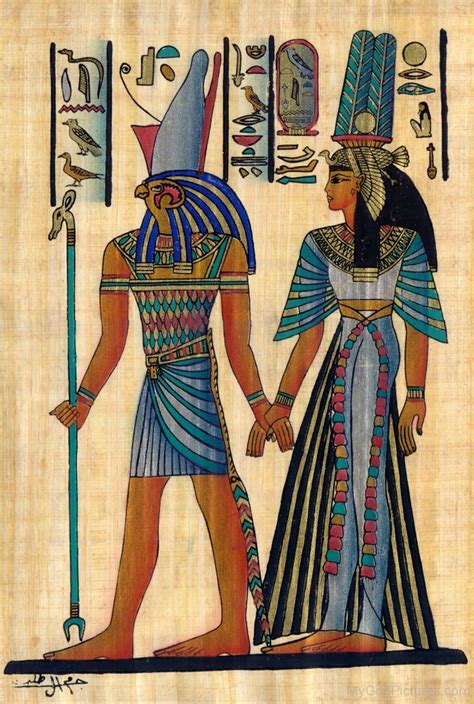 Horus And Nefertari Ancient Egypt Art Ancient Aliens Ancient History