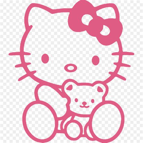 Hello Kitty Sanrio Decalque Png Transparente Grátis