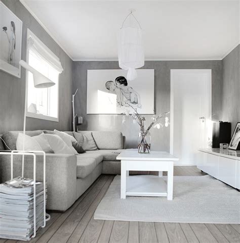 99 Beautiful White And Grey Living Room Interior