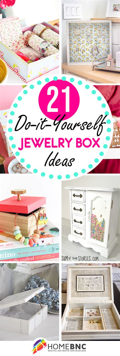 21 Pretty Diy Jewelry Box Ideas That Will De Clutter Your Room In 2023