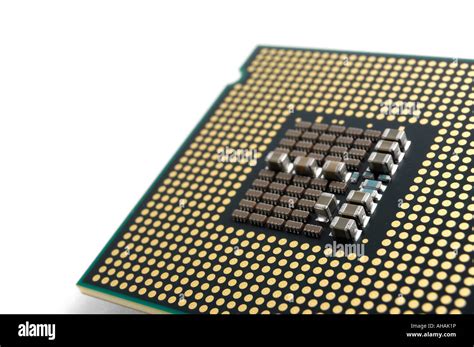 Intel Core 2 Quad Q6600 Cpu Stock Photo Alamy