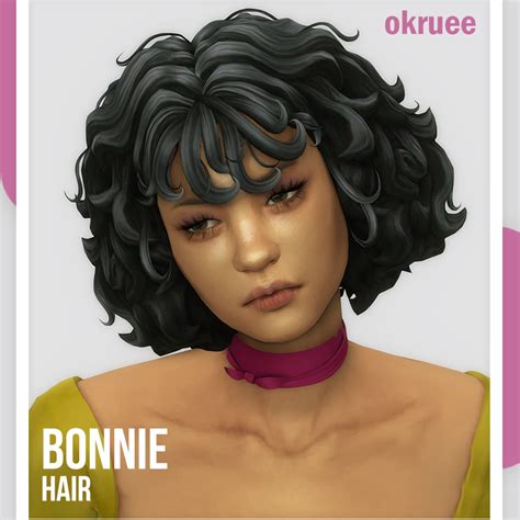 Bonnie Hair Okruee The Sims 4 Create A Sim Curseforge