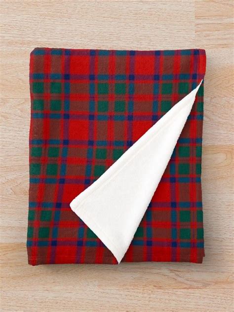 Clan Mackintosh Tartan Throw Blanket By Plaidwerx Tartan Blanket