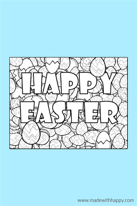 Free Printable Easter Coloring Pages - Fun Easter Coloring Sheets