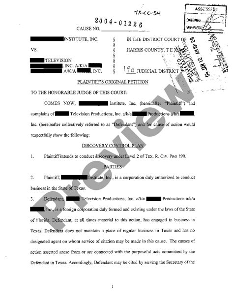 Legal Form To File A Texas Deceptive Trade Suit For Wedding Us Legal Forms