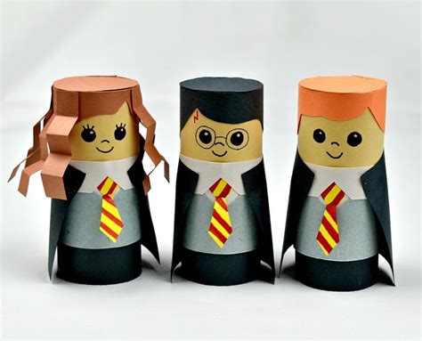 Harry Potter De Papel Harry Potter Paper Rolls Craft 📚🦉diy Craft