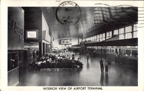 Interior View Of Airport Terminal Newark Nj
