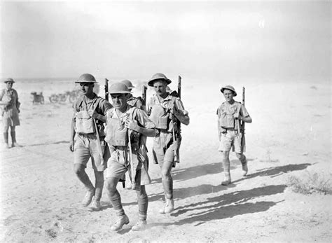 Infantry On Patrol In The Western Desert 27 October 1940 British