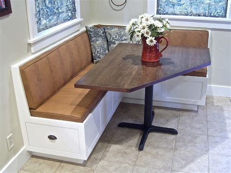 And…#4 and #5 are have storage underneath the bench! Corner Banquette and Table - Traditional - Dining Tables ...