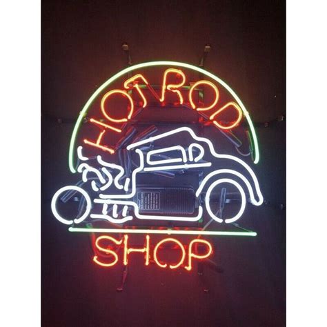Small Hot Rod Shop Neon Bar Sign Free Shipping On Ebid United States