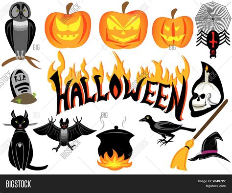 Halloween Symbols Vector And Photo Bigstock