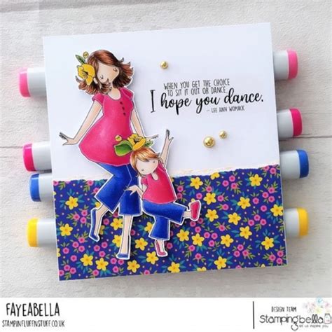 Stamping Bella Cling Rubber Stamp Curvy Girl Strutting