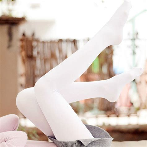 New Japanese Style Velvet White Silk Women Tights Stockings Spring And