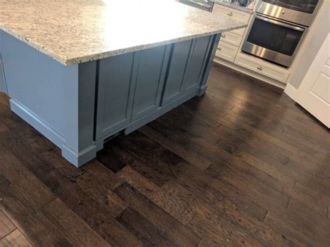 Sleek, modern cabinets may merit more neutral or dark tones, like black, gray, charcoal, or silver. Kitchen island refinished in Behr Charcoal Blue by ...