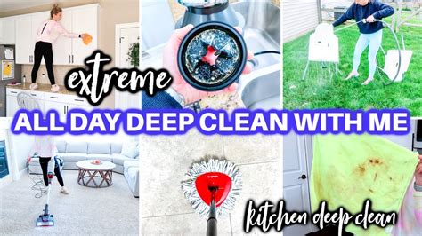 Extreme Clean With Me 2021 All Day Speed Cleaning Motivation