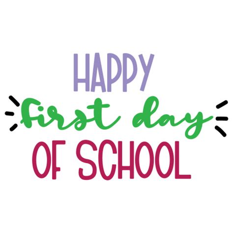 Free Svg Files Svg Png Dxf Eps Happy First Day Of School Free